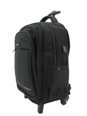 66886, Airliner - Trolley Backpack w/ Laptop Sleeve & USB Port