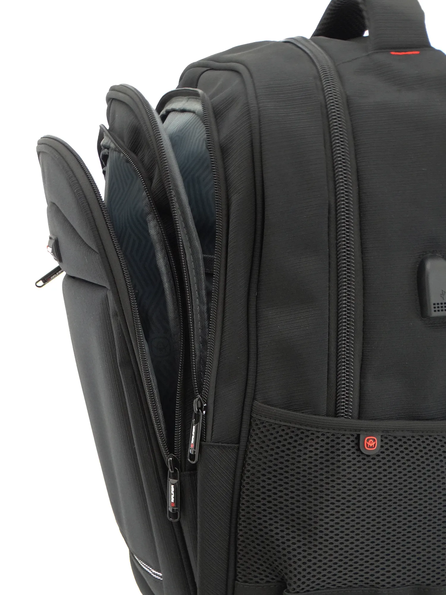 66886, Airliner - Trolley Backpack w/ Laptop Sleeve & USB Port