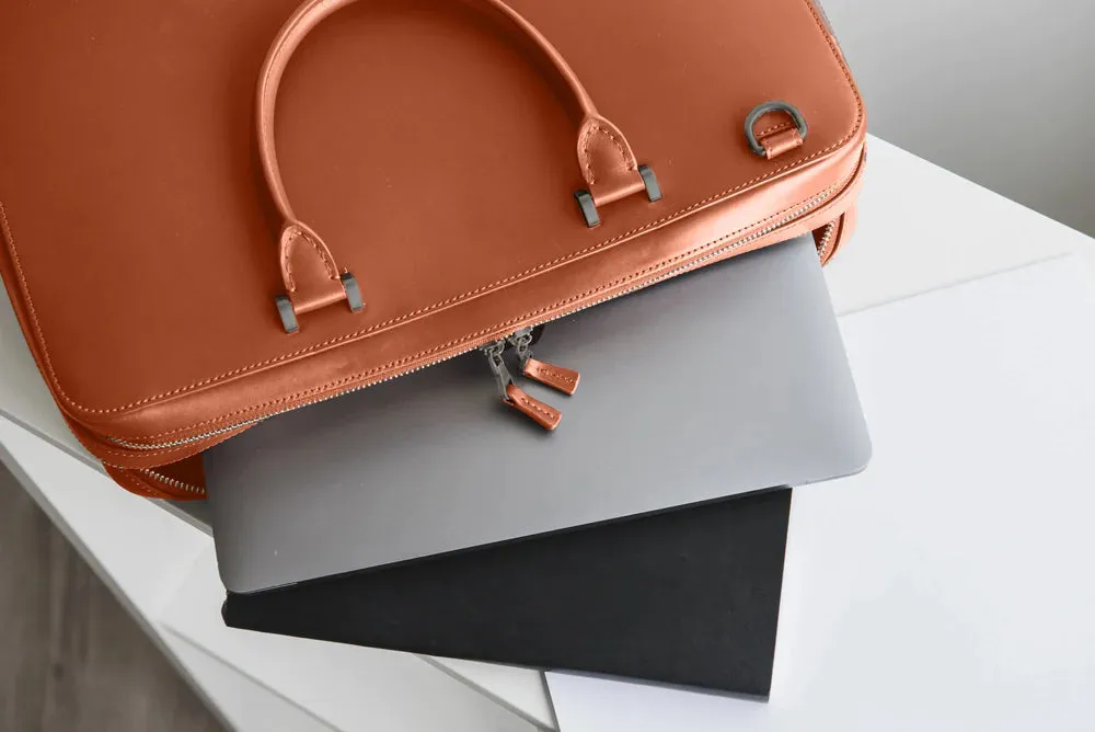 All Purpose leather Briefcase By The Pricy