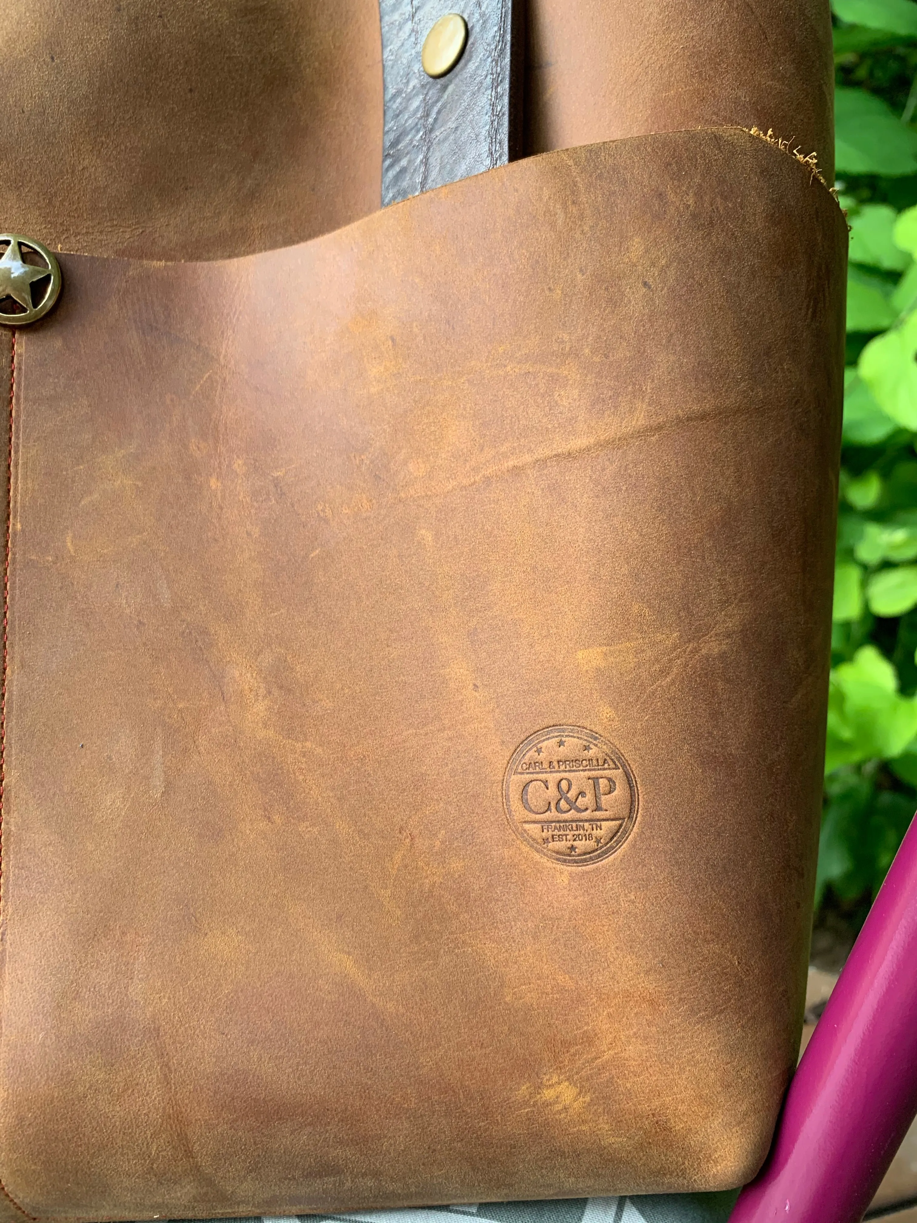 Big Mama Tote in Rustic Oil Tanned Leather