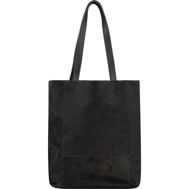 Black Bow Leather Tote