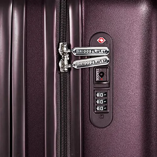 Briggs & Riley Sympatico Hardside Medium Spinner Luggage, Plum