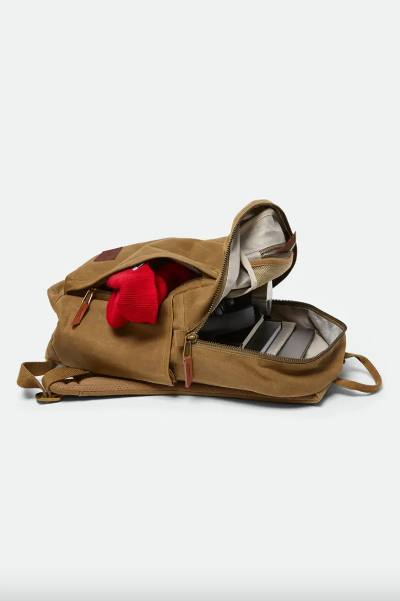 Brixton Traveler Backpack - Olive Brown