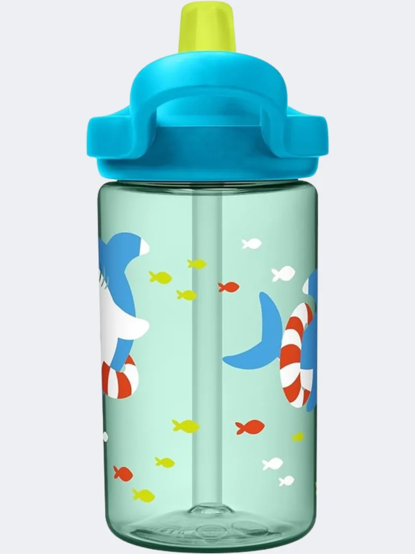 Camelbak Eddy Kids 14Oz Outdoor Water Bottle Summer Sharks