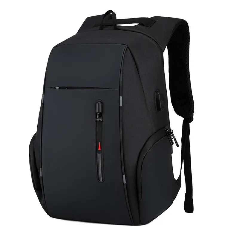 Custom Logo High Quality Hot Sale Fashion Simple Waterproof Compartment USB Charging Business Travel Laptop Backpack For Men