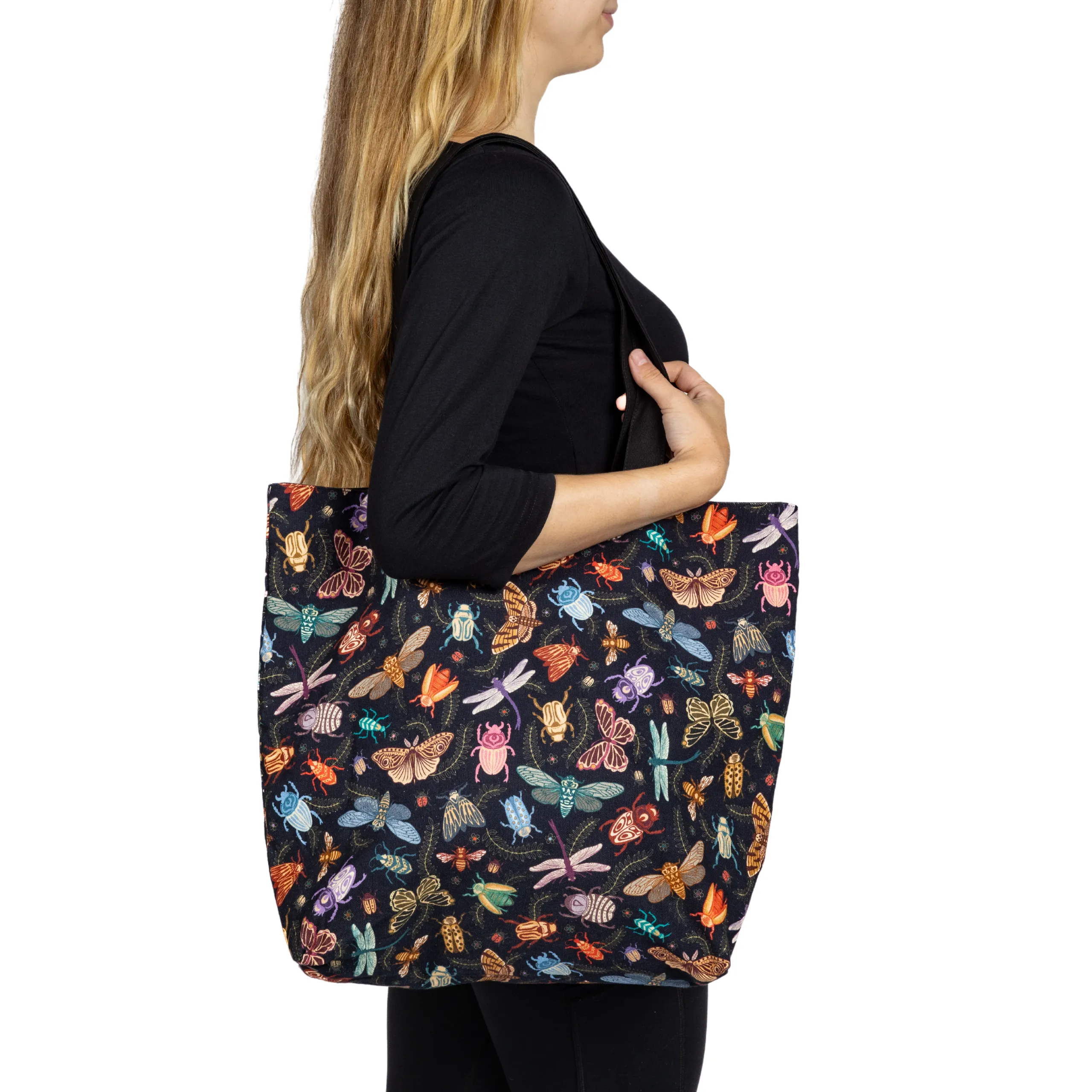 Doodle Bugs Reversible Canvas Tote Bag