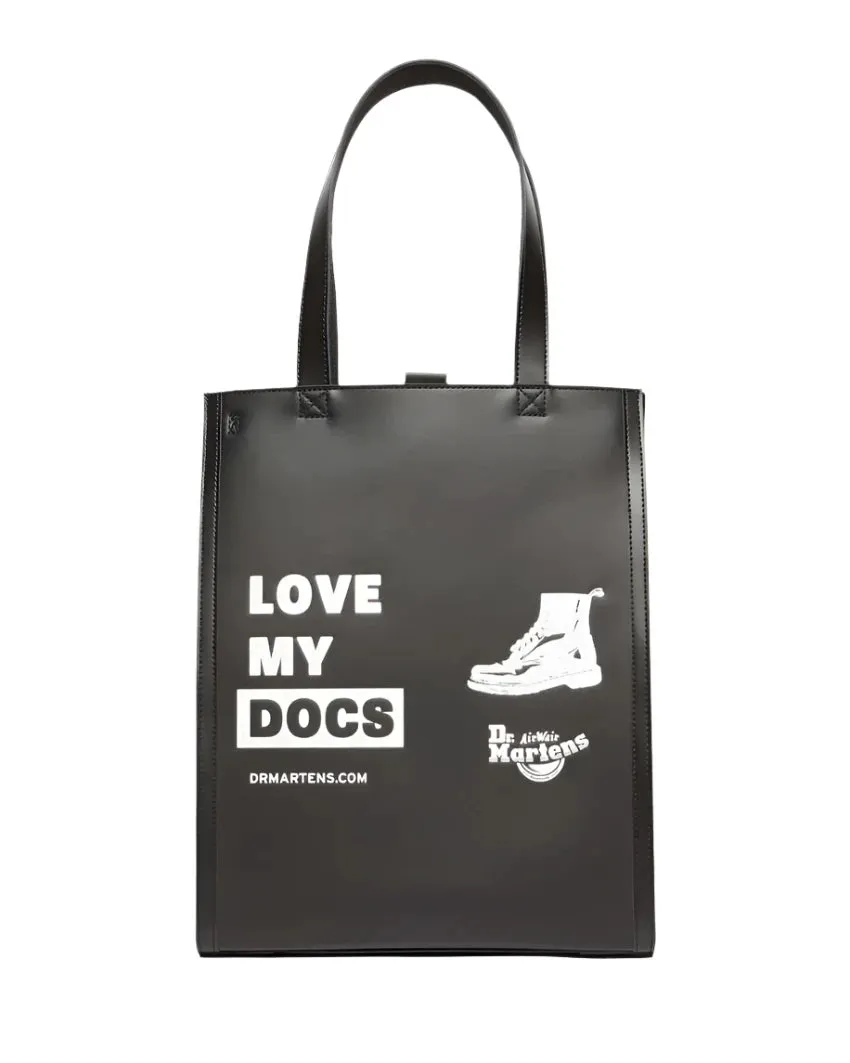 Dr Martens DNA Tote Bag Black Smooth