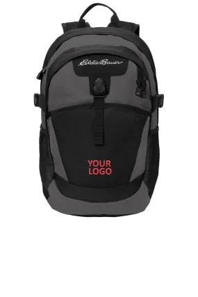 Eddie Bauer Custom Ripstop Backpacks, Black