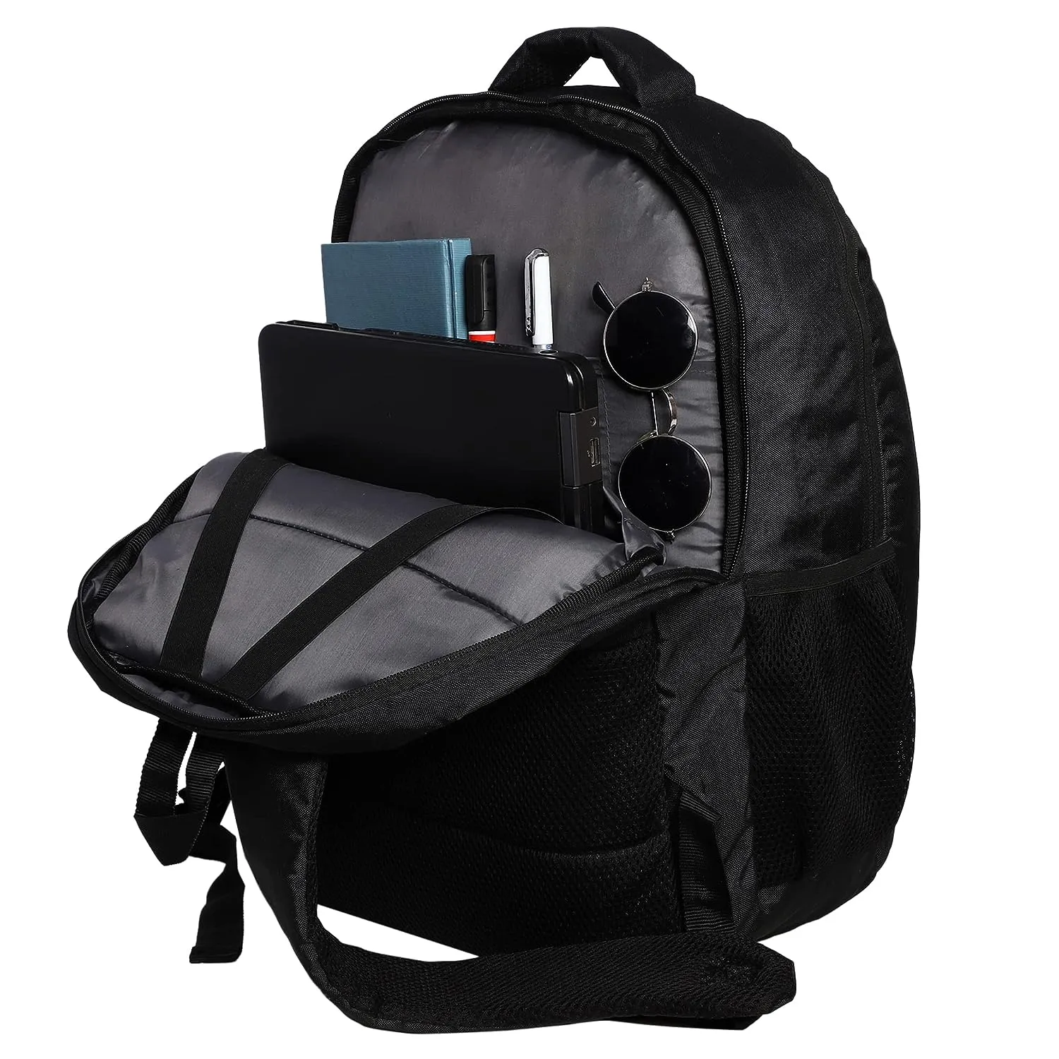 Elegant BLCK01 Vertical Laptop Backpack & Bags - Black