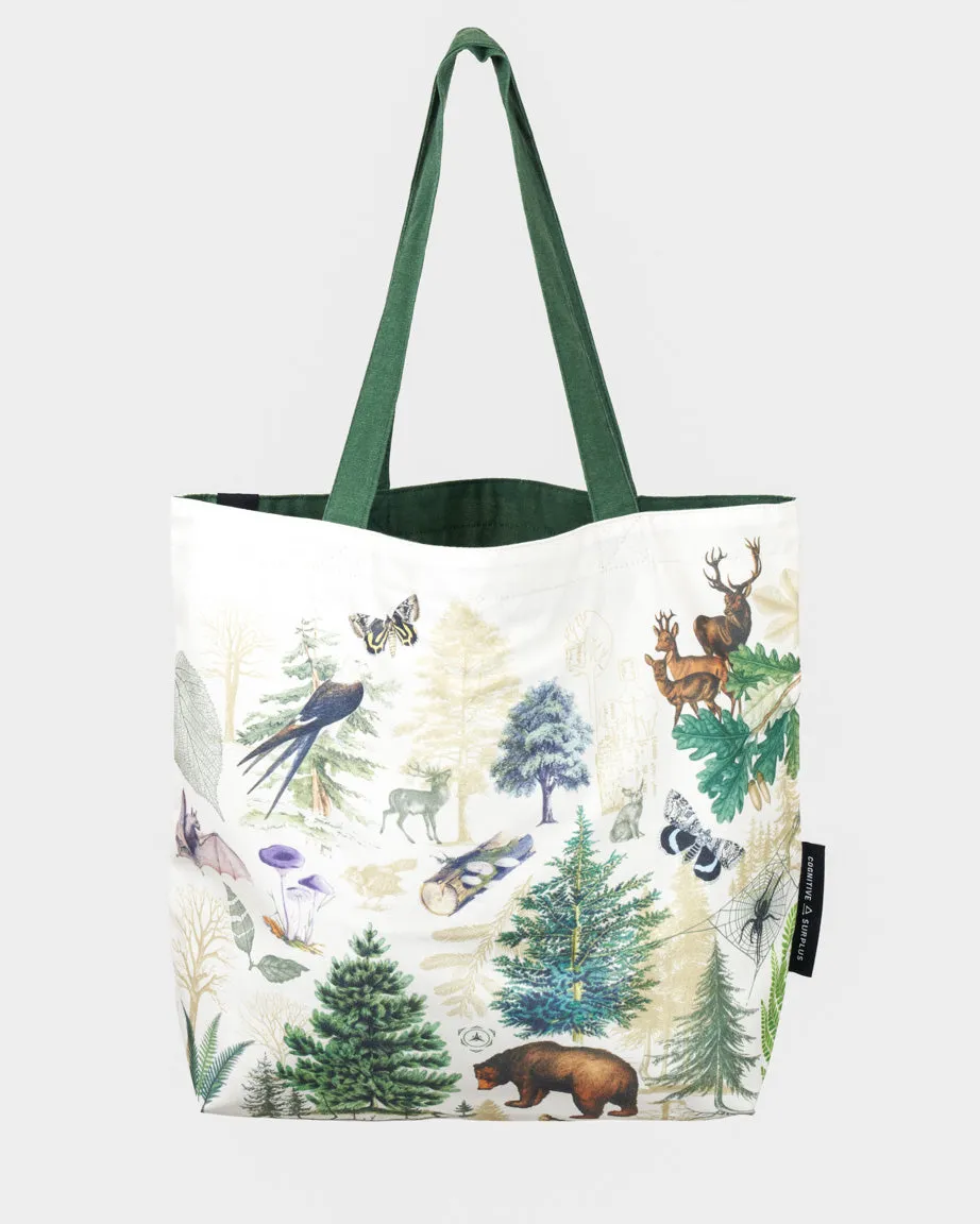 Into the Woods Canvas Shoulder Tote