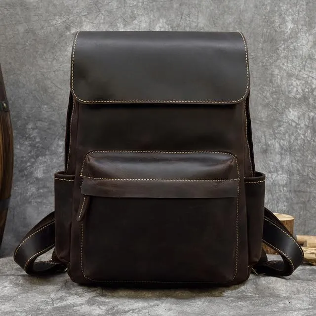 Large Capacity Outdoor Leather Bags