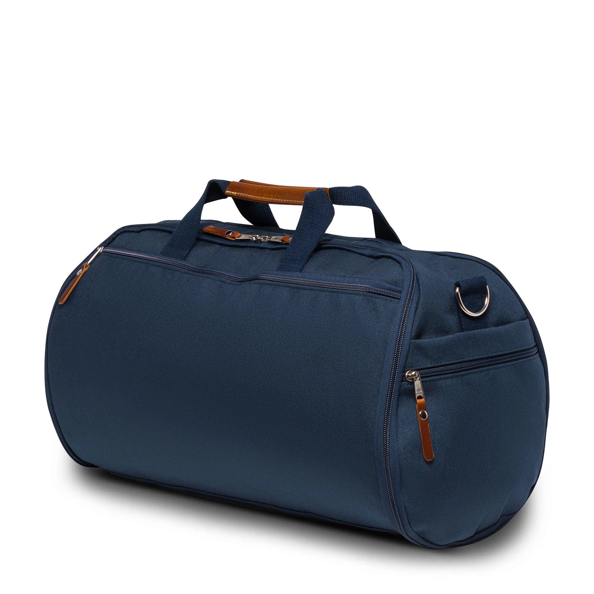 Large Garment Duffel Bag- Navy/Navy