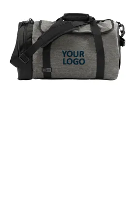 New Era Legacy Branded Duffels, Black TwillHeather/ Black