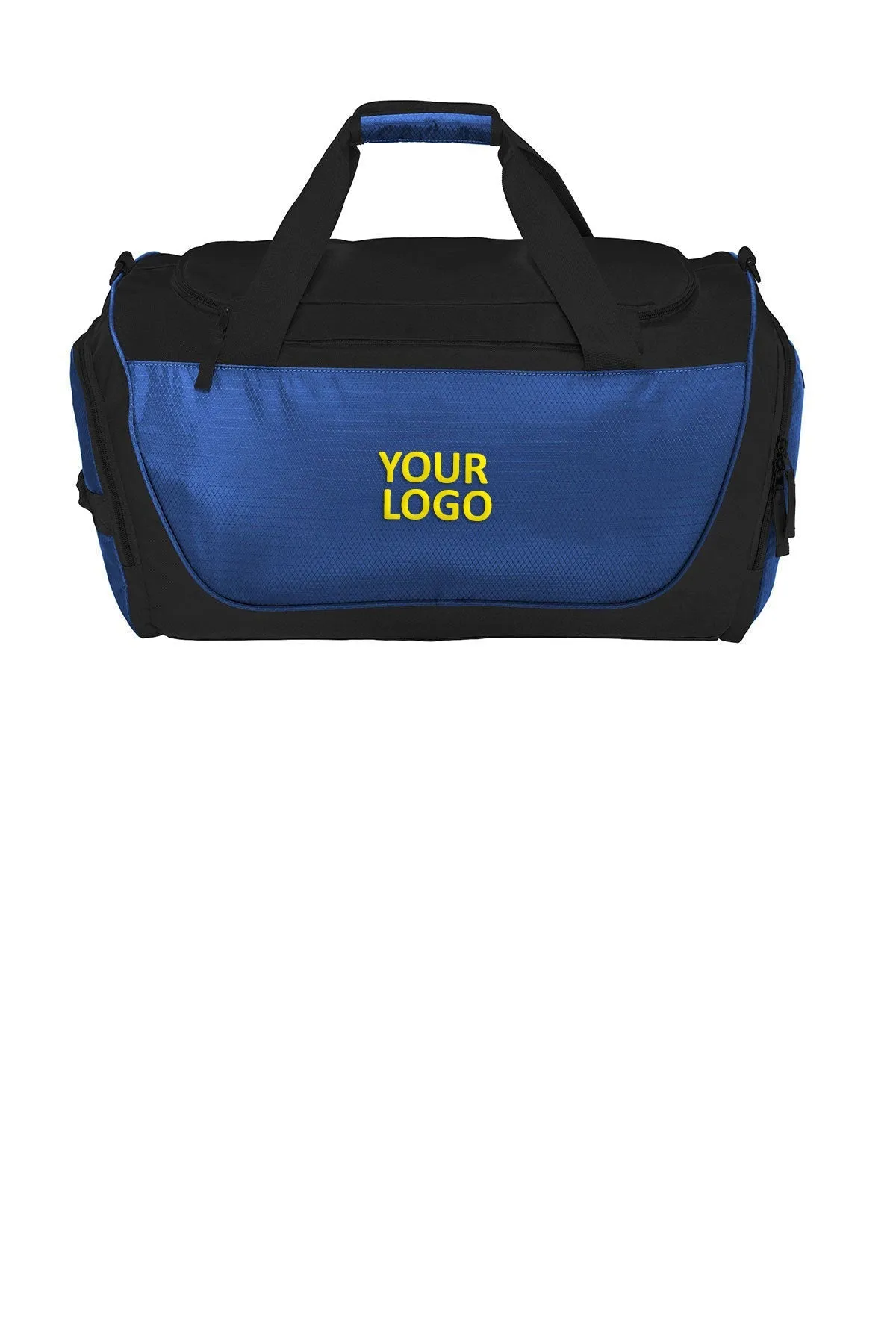 New Era Shutout Branded Duffels, Royal Black