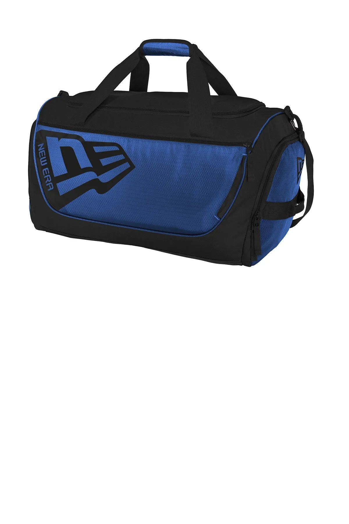 New Era Shutout Branded Duffels, Royal Black