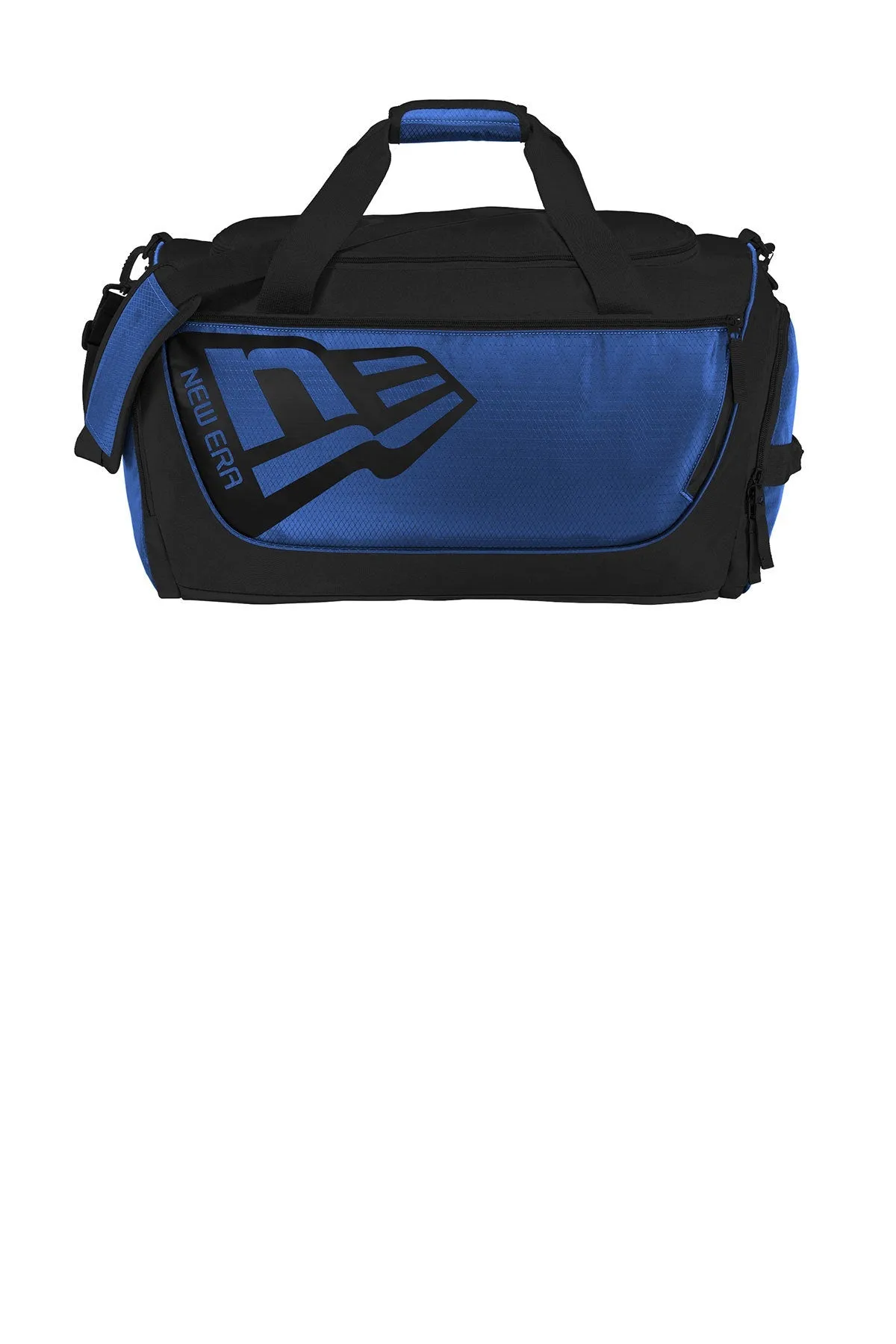 New Era Shutout Branded Duffels, Royal Black