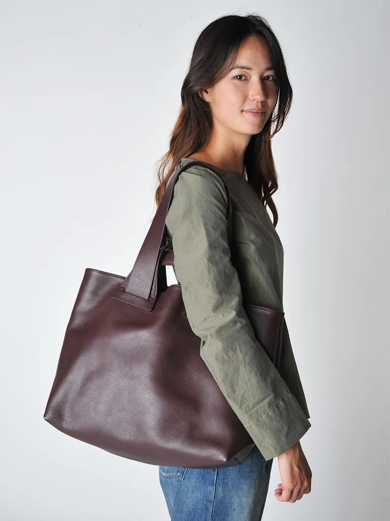 Plein Aubergine Tote