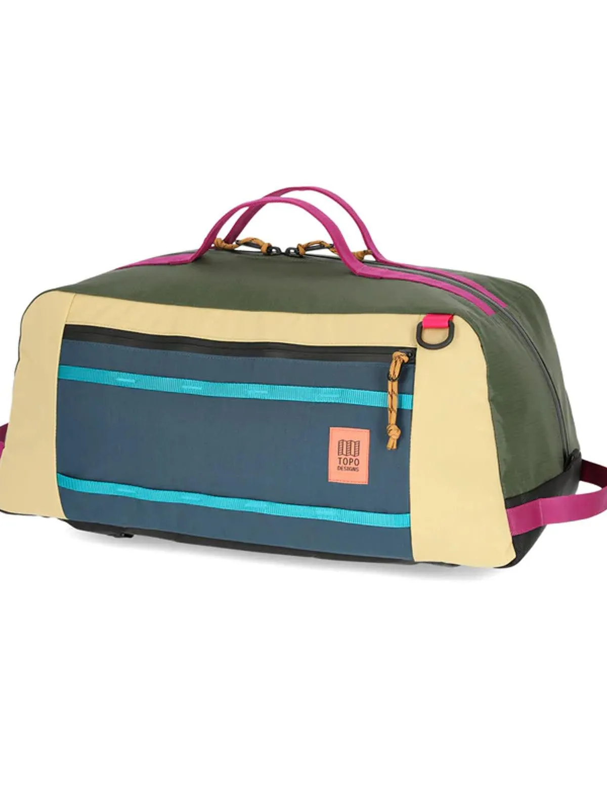 Topo Designs Mountain Duffel Olive Pond Blue