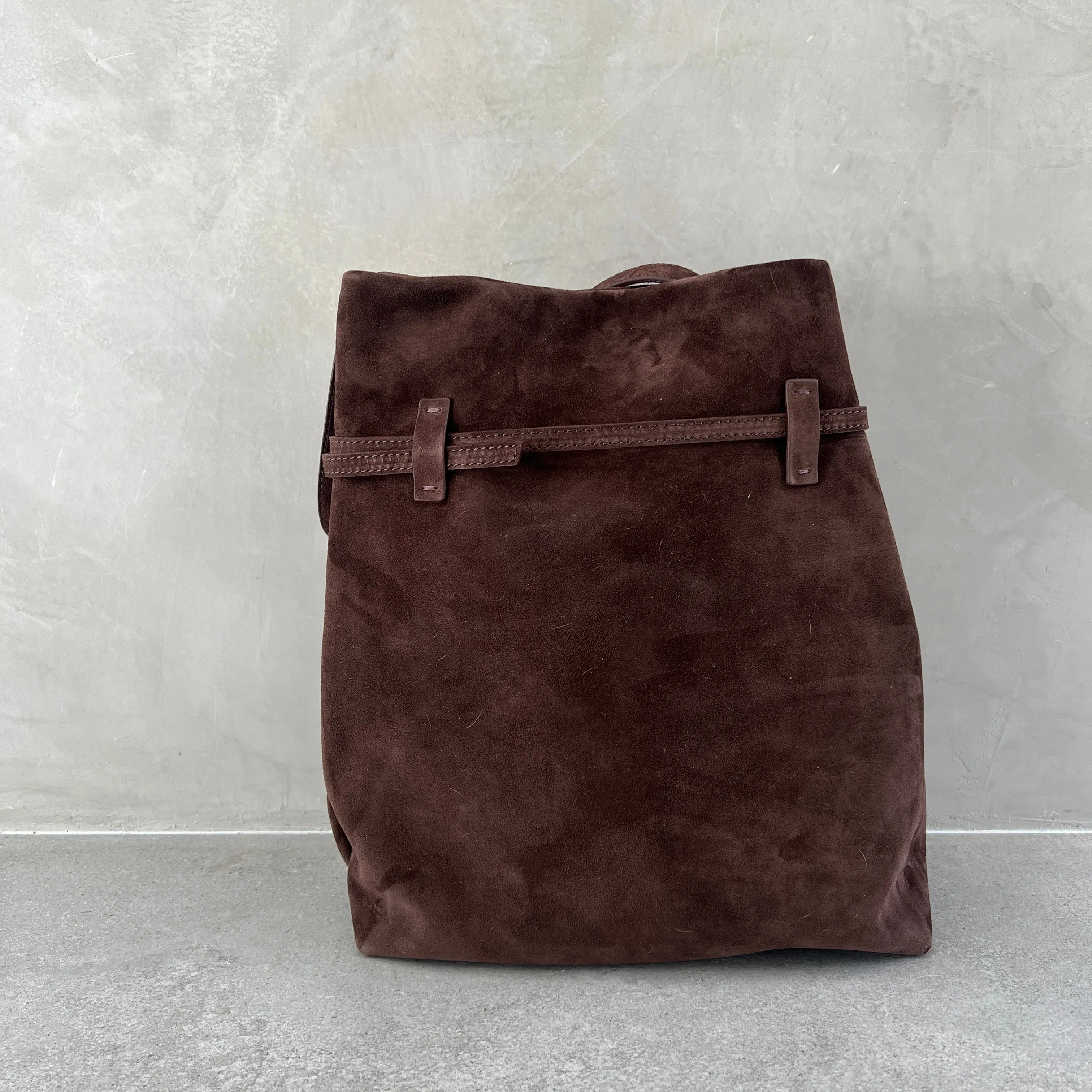 Tote De Jour, Suede, Suede Brown