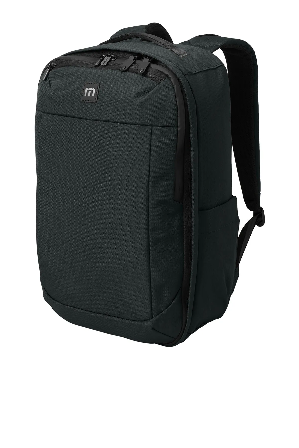 TravisMathew Lateral Convertible Branded Backpacks, Black