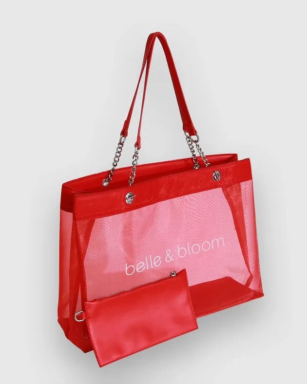 Wild Lover Tote Bag Red